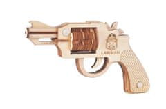 Woodcraft Woodcraft Dřevěné 3D puzzle Zbraň na gumičky Revolver Colt