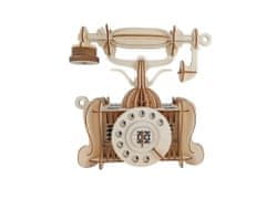 Woodcraft Woodcraft Dřevěné 3D puzzle Starý telefon