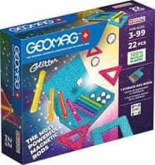 Geomag Glitter Recycled 22 dílků