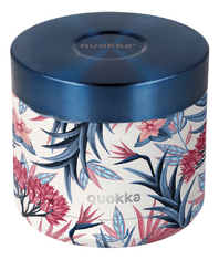 QUOKKA , Nerezová dóza na jídlo, Whim | 600 ml, blue garden