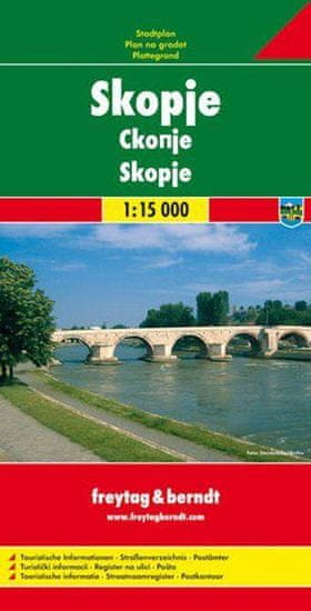 PL 117 Skopje 1:15 000 / plán města