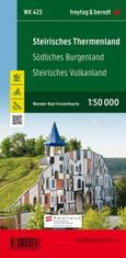 WK 423 Steirisches Thermenland - Jižní Burgenland - Štýrský Vulkanland 1:50 000 / cykloturistická ma