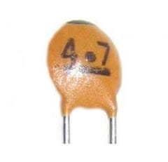 HADEX 4p7/50V SUNTAN, RM=2,54, keramický kondenzátor