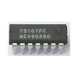 HADEX 75107 - 2x linkový zesilovač, DIP14 /75107PC/