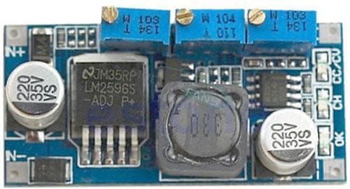 HADEX Napájecí modul, step-down měnič CC/CV 3A s LM2596