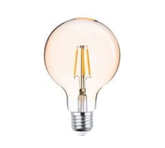 HADEX Žárovka LED E27 Filament G95 230V/4W, teplá bílá