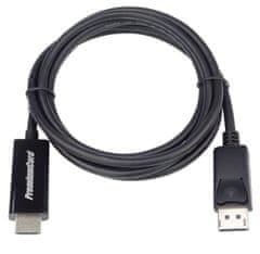 HADEX PremiumCord DisplayPort na HDMI kabel 1m M/M