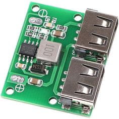 HADEX Napájecí modul, step-down měnič 5V/3A, 2x USB