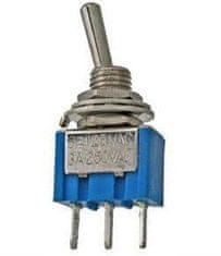 HADEX Přepínač páčkový MTS-103, ON-OFF-ON, 1pol. 125V/6A