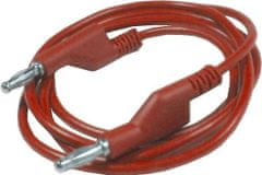HADEX Propojovací kabel 1mm2/ 2m s banánky červený