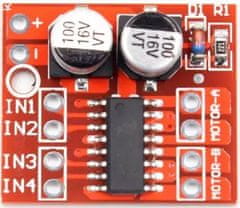 HADEX Driver,řadič pro 2 DC motorky 2-10V, modul PWM MOS