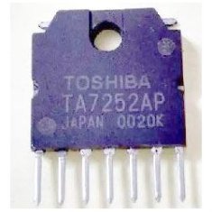 HADEX TA7252AP - nf zesilovač 5,9W/4ohm, Ucc=13V, SIP7