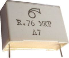 HADEX 1u/250V MKP, svitkový kondenzátor radiální RM=28mm