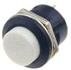 HADEX Tlačítko R13-507 OFF-(ON) 250V/3A do otvoru 16mm bílé