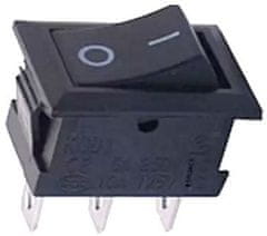 HADEX Přepínač kolébkový KCD11-102, ON-ON 1pol.250V/1A submini