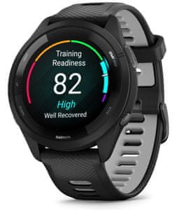 moderní nízká hmotnost lehké chytré hodinky běžecké hodinky triatlonové hodinky chytré hodinky Garmin Forerunner 265 Music integrovaný hudební přehrávač vlastní interní paměť hudba bez připojení k telefonu výkonná GPS Bluetooth odolné do hloubky 50 m 5ATM bezkontaktní platby garmin pay baterie s výdrží 15 dní více než 30 sportovních profilů denní návrhy tréningu na míru čas na zotavení race predictor měření srdečního rytmu krokoměr gps glonass galileo wifi ant plus body battery energy monitor smart notifikace detekce pádů výkonné chytré hodinky běžecké hodinky pro běžce triatlon vytvalostní běh multisport chytré hodinky pro vrcholové sportorce pro atlety pro běžce běžecké hodinky výkonné sportovní hodinky