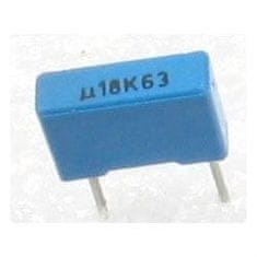 HADEX 180n/63V TC352, svitkový kondenzátor radiální, RM=7,5mm