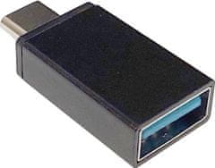 HADEX Redukce USB A - USB-C - černá