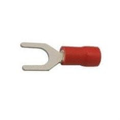 HADEX Vidlička kabelová 5,3mm červená (SVS 1,25-5)