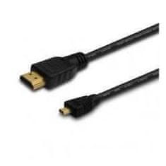 HADEX Kabel HDMI(A)-HDMI micro (D) 1,0 m Savio CL-39