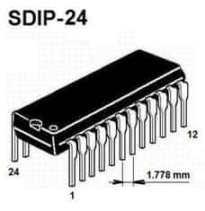 HADEX LA7331N - IN-IC,VHS-HQ chroma sig.proc.DIP24