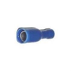 HADEX Konektor DUTINKA 4mm modrá, kabel 1,5-2,5mm2