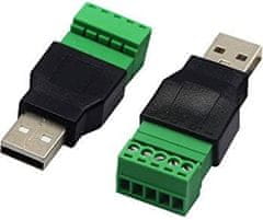 HADEX USB konektor A se svorkovnicí