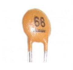 HADEX 68pF/50V SUNTAN,RM=2,54, keramický kondenátor