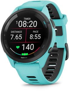 moderní nízká hmotnost lehké chytré hodinky běžecké hodinky triatlonové hodinky chytré hodinky Garmin Forerunner 265 Music integrovaný hudební přehrávač vlastní interní paměť hudba bez připojení k telefonu výkonná GPS Bluetooth odolné do hloubky 50 m 5ATM bezkontaktní platby garmin pay baterie s výdrží 15 dní více než 30 sportovních profilů denní návrhy tréningu na míru čas na zotavení race predictor měření srdečního rytmu krokoměr gps glonass galileo wifi ant plus body battery energy monitor smart notifikace detekce pádů výkonné chytré hodinky běžecké hodinky pro běžce triatlon vytvalostní běh multisport chytré hodinky pro vrcholové sportorce pro atlety pro běžce běžecké hodinky výkonné sportovní hodinky