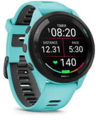 Garmin Forerunner 265 Music, Aqua