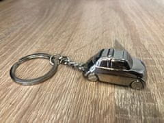 INNA Klíčenka kovový kroužek na klíče autoklíč barva stříbrná