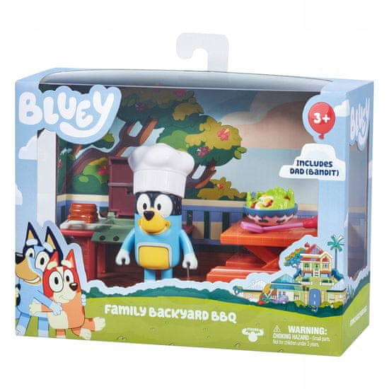 TM Toys Bluey Dvůr - minisada s figurkou tatínka Bandit