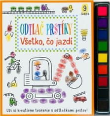 Odtlač prštíky Všetko, čo jazdí - Uži si kreativne tvorenie s odtlačkami prstov!