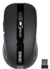 Evolveo WM430/Herní/Optická/Bezdrátová USB/Černá
