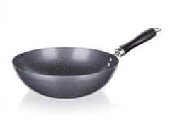 Banquet Pánev WOK s nepřilnavým povrchem GRANITE Grey 28cm