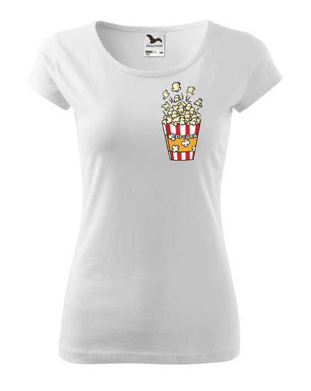 Fenomeno Dámské tričko Popcorn Velikost: XS, Barva trička: Černé