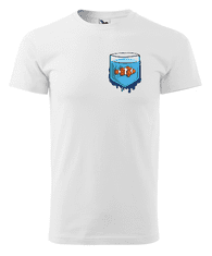 Fenomeno Pánské tričko Rybka Velikost: L, Barva trička: Bílé