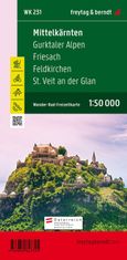 WK 231 Střední Korutany, Gurktalské Alpy, Friesach, Feldkirchen, St. Veit an der Glan 1:50 000 / tur