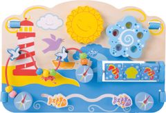 Bigjigs Toys Dřevěná motorická deska Sea