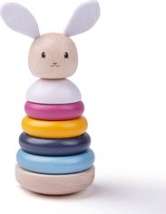 Bigjigs Toys Dřevěná motorická věž Rabbit