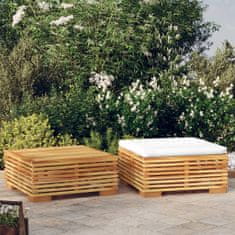 Petromila 2dílná zahradní sedací souprava masivní teakové dřevo