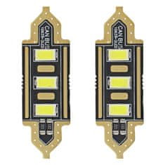 AMIO LED žárovky Standardní Fireboon C5W 3xSMD 5730 12V 39mm