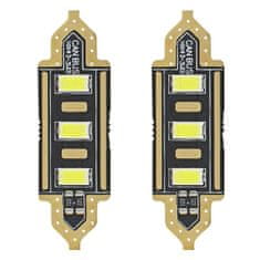 AMIO LED žárovky Standardní Fireboon C5W 3xSMD 5730 12V 41mm