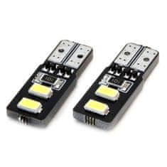 AMIO LED žárovky CANBUS 4SMD 5730 T10 (W5W) Bílá