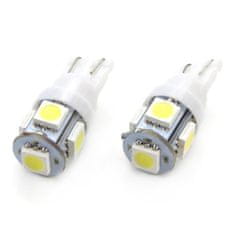 AMIO LED žárovky Standardní T10 W5W 5xSMD 5050 12V