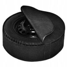 AMIO Kryt obal rezervního kola 12 palcový zámek velikosti A 50/13 cm se zipem černá barva