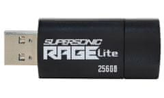 Patriot Supersonic Rage Lite 256GB / USB 3.2 Gen 1 / černá