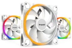 Be quiet! / ventilátor Light Wings White / 140mm / PWM / 3-pack / bílý