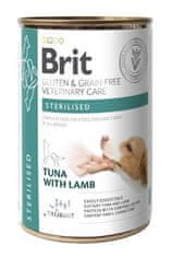 Brit VD Dog GF konz. Sterilised 400g