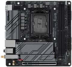 ASRock Z790M-ITX WIFI / Intel Z790 / LGA1700 / 2x DDR5 / 2x M.2 / HDMI / DP / USB-C / WiFi / Mini-ITX